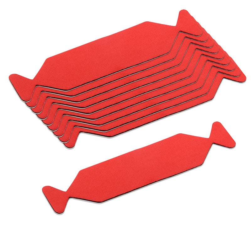 Gomake Squeegee Felt Buffer Vinyl Wraps Micro Fine Buffer Felt for 4 Inch Squeegee, Car Window Tinting Tool, Self-Adhesive, Standard Size, Pack of 10 - Image 1